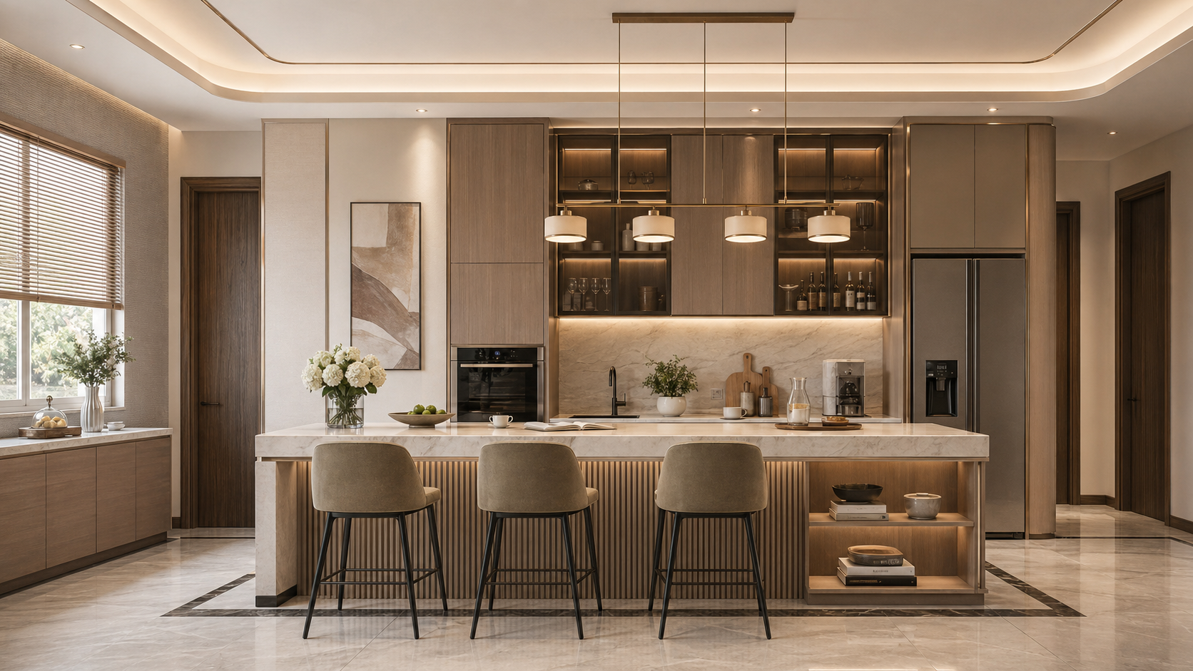 Kitchen interior design by Extera Design